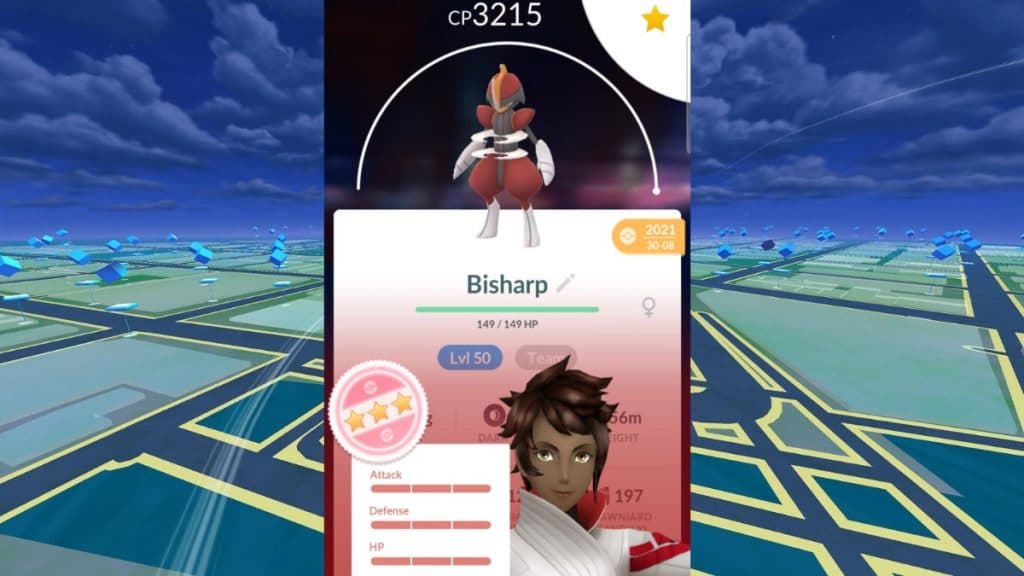 100 iv bisharp in pokemon go