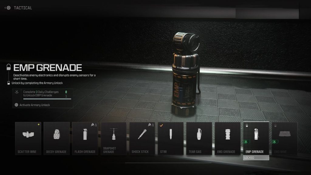 How to unlock EMP Grenade in MW3