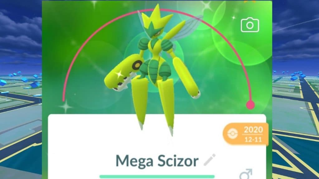 shiny mega scizor in pokemon go