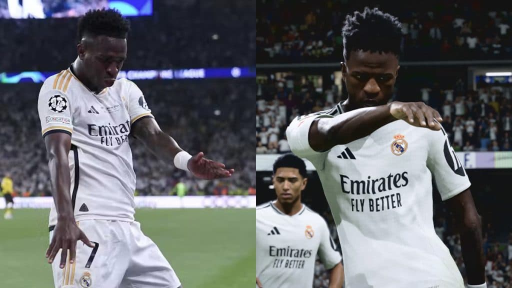 Vinicius Jr dance celebration Champions League Final 2024