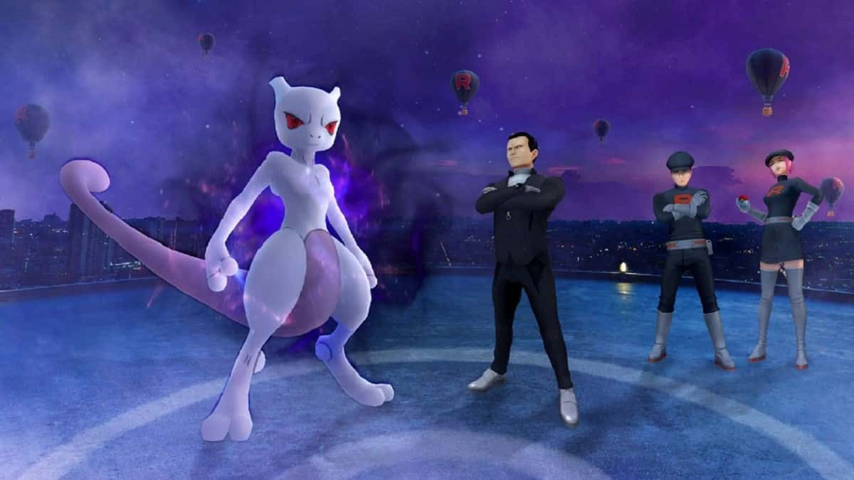 shadow mewtwo and team rocket boss giovanni pokemon go