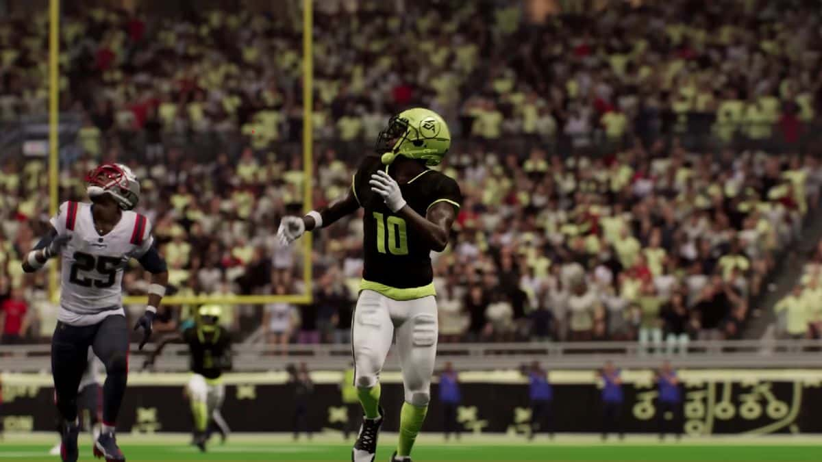 Receiver running in Madden 25