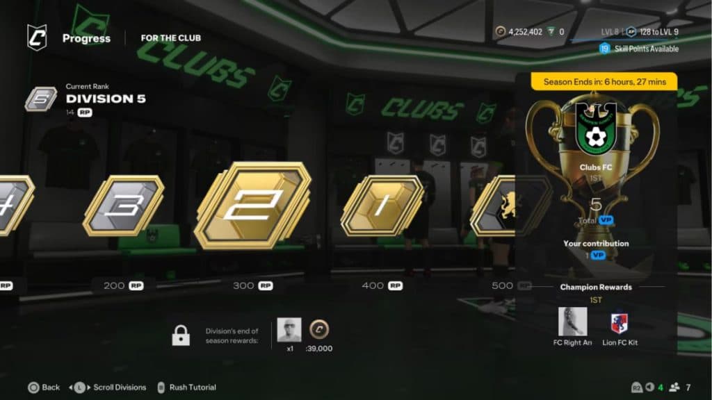 Rush ranked rewards in EA FC 25