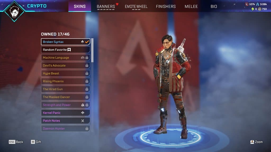 Crypto in Apex Legends