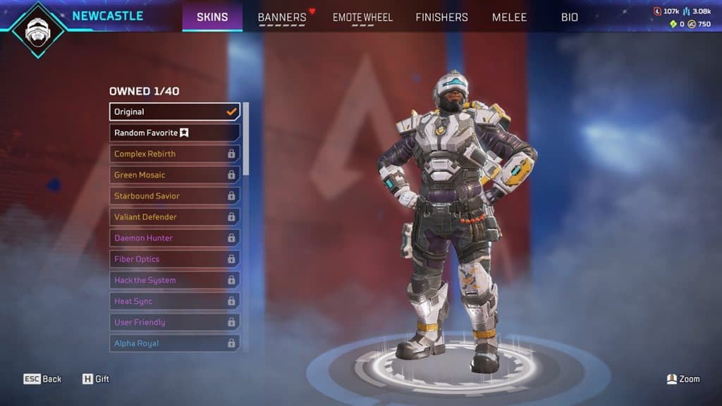 Newcastle in Apex Legends