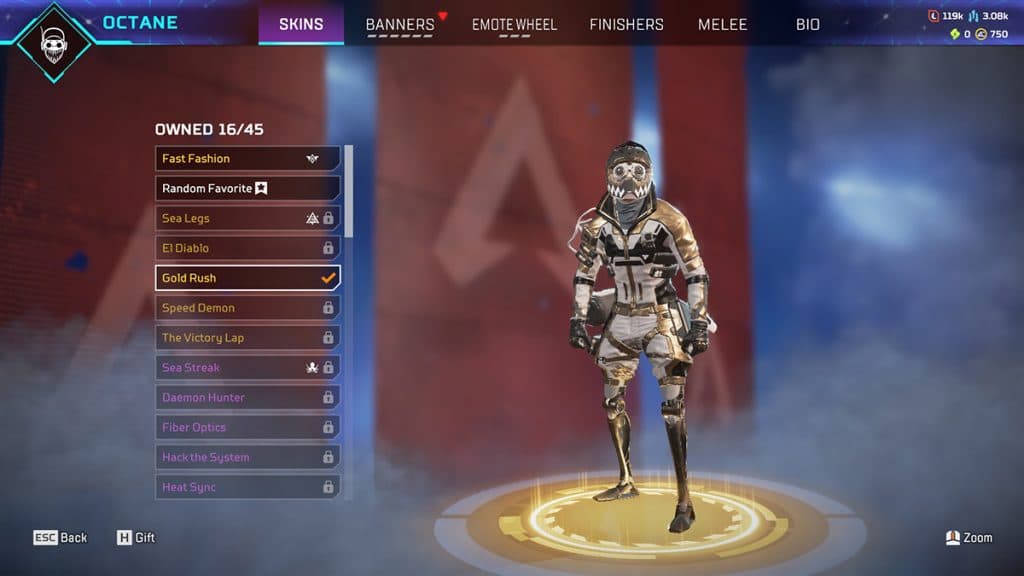 Octane in Apex Legends