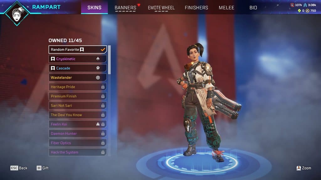 Rampart in Apex Legends