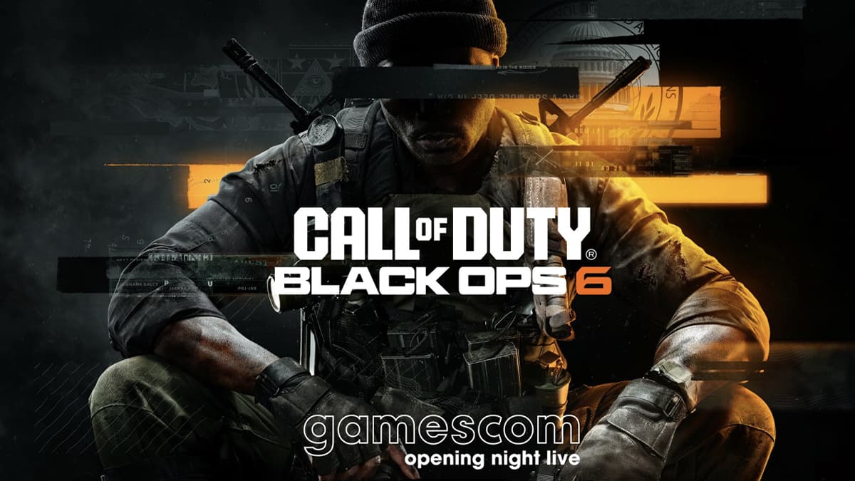 Black Ops 6 key art with gamescom ONL logo