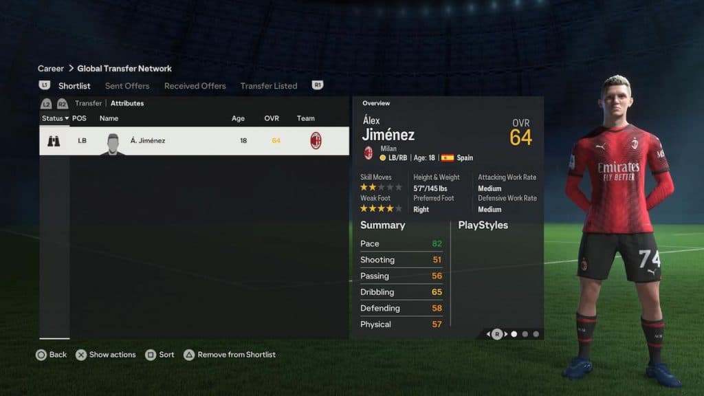 Jimenez FC 24 Career Mode