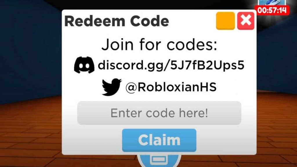 Robloxian High School code box