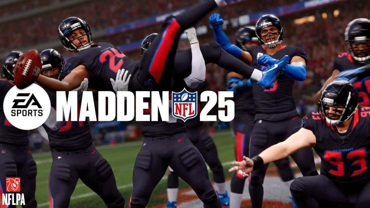 Team celebrating in Madden 25