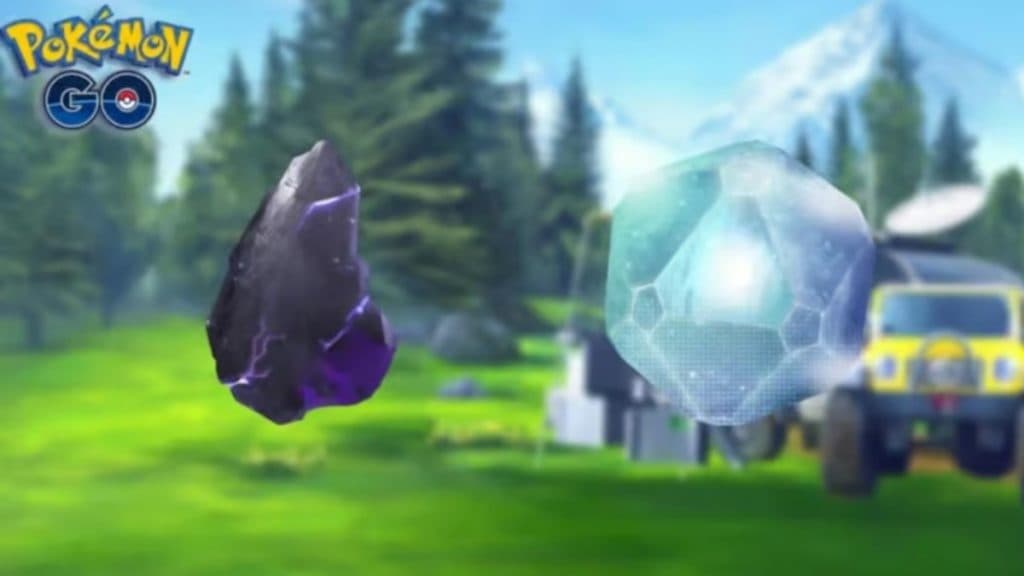 shadow shards and purified gems in pokemon go