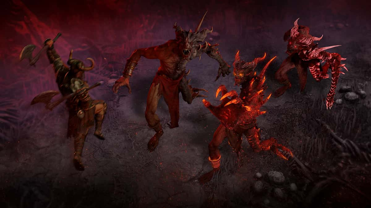 Diablo 4 Infernal Hordes enemies