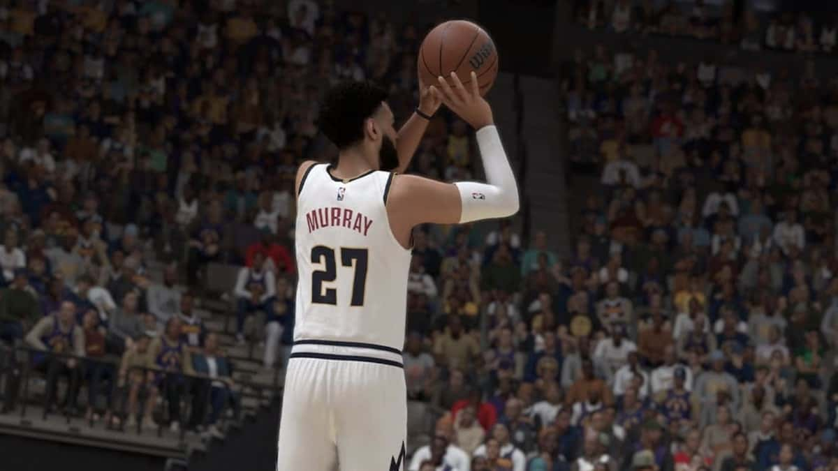 NBA 2K25 Murray taking a shot