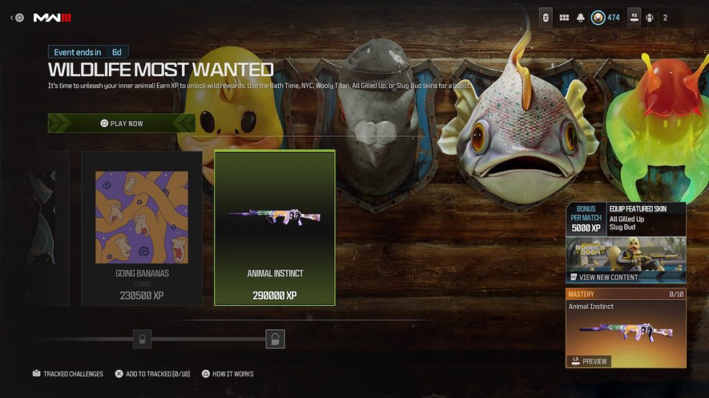 MW3 & Warzone Wildlife Most Wanted event challenges & rewards