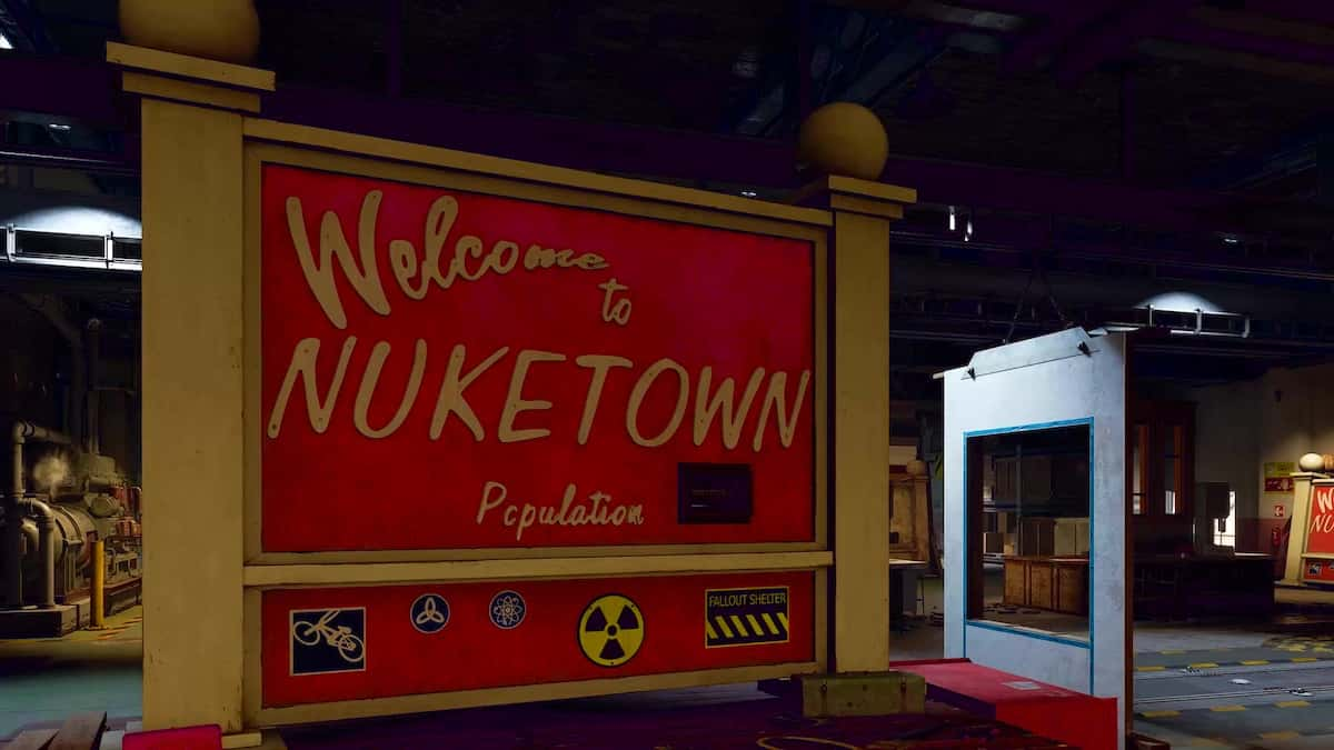 Warzone Area 99 Nuketown manufacturing POI