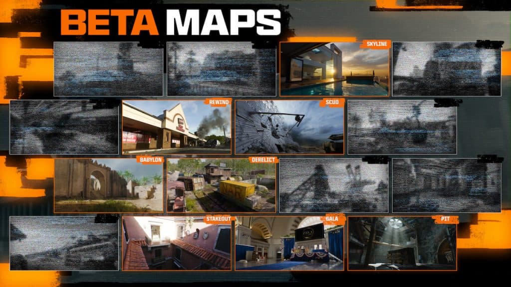 Black Ops 6 beta maps