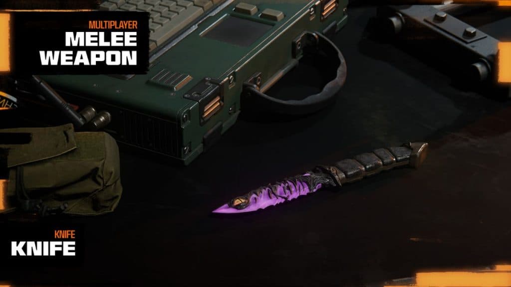 knife melee weapon in black ops 6