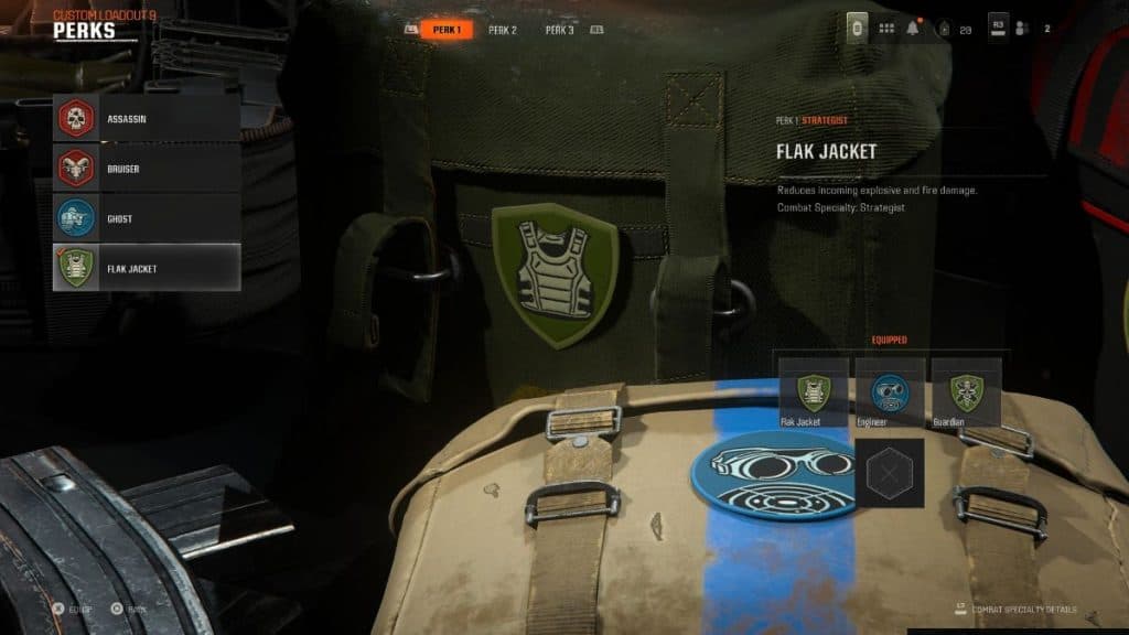 flak jacket perk in bo6