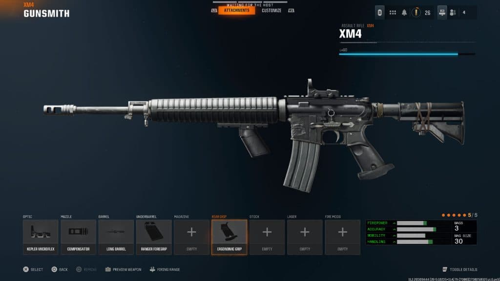 black ops 6 xm4 loadout attachments