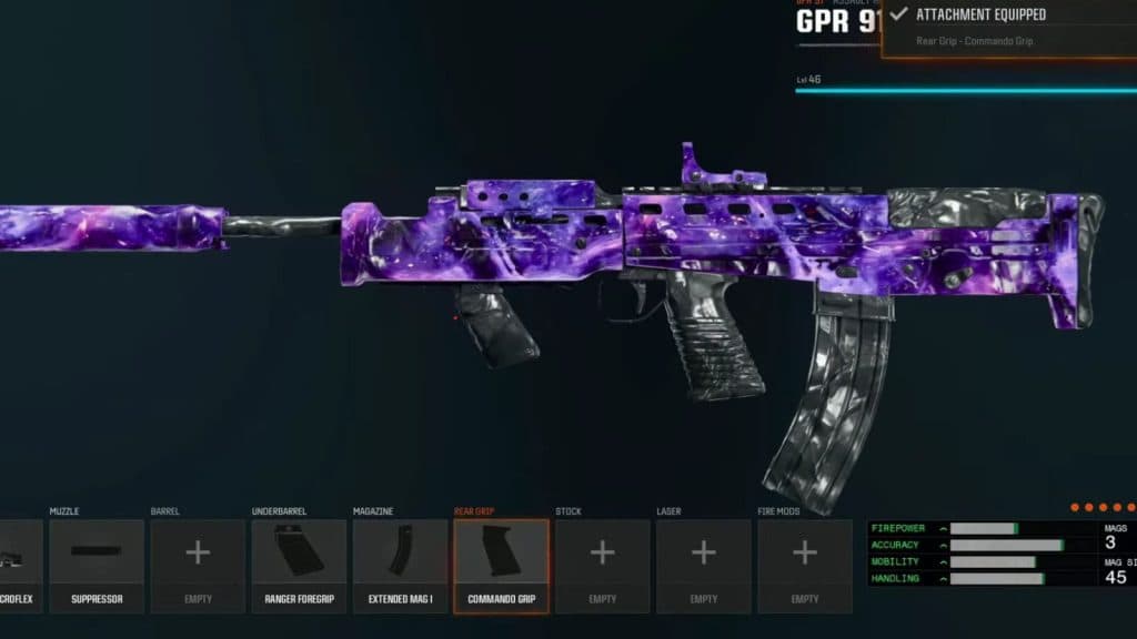 GPR 91 loadout in Black Ops 6