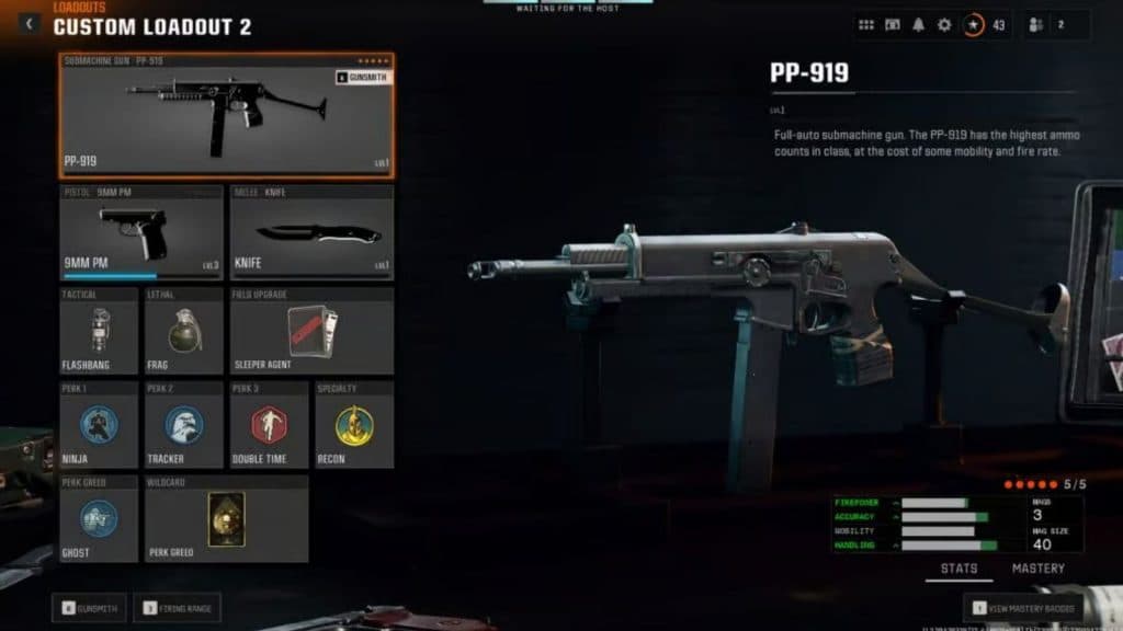 PP-919 Perks and Equipment in Black Ops 6