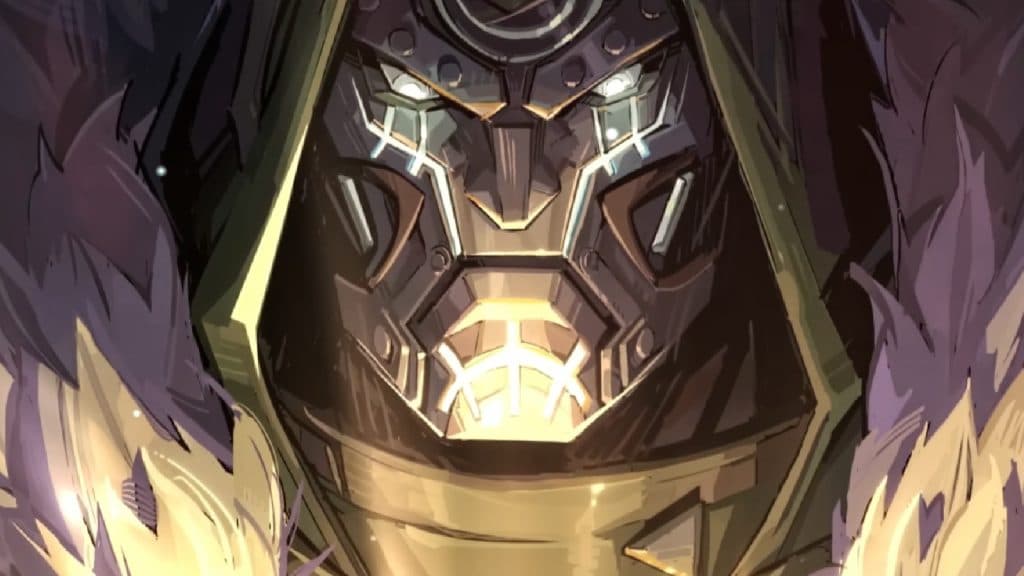 an image of Doctor Doom from Marvel Rivals trailer