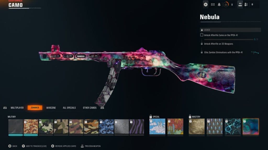 PPSh-41 with the Nebula camo in Black Ops 6