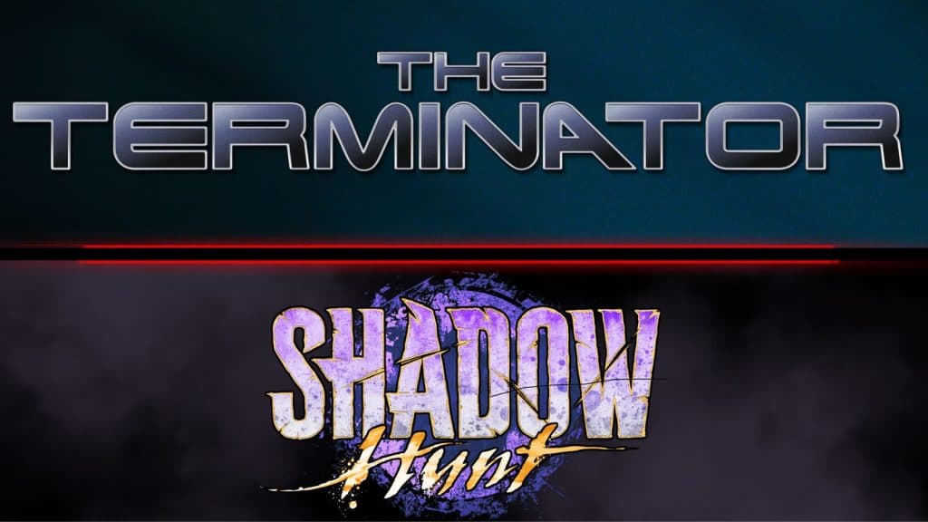 Logos for The Terminator and Shadow Hunt events in Black Ops 6