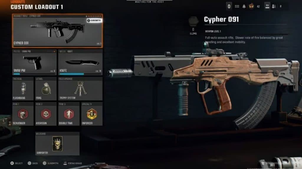 Cypher 091 class setup in BO6