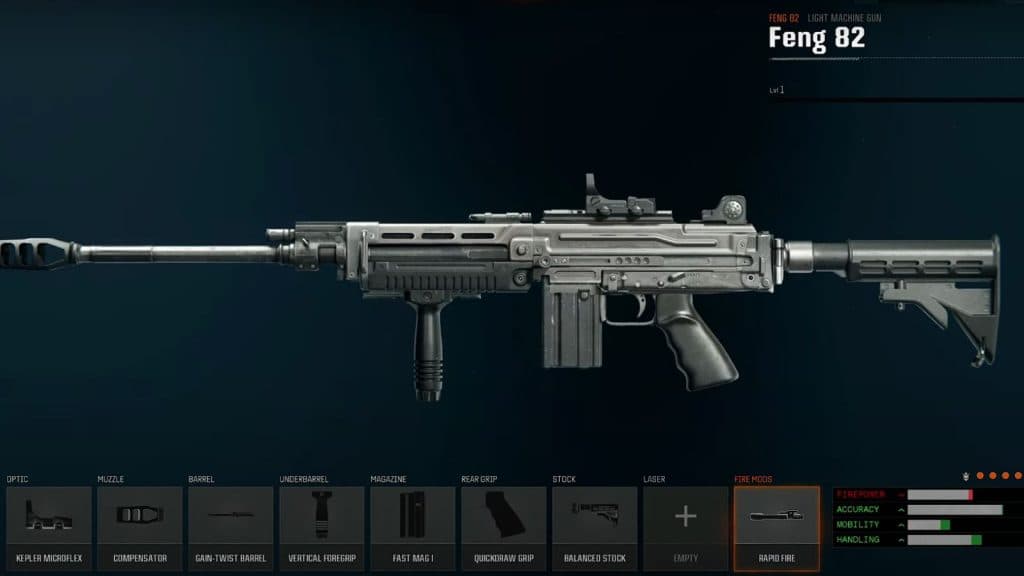 Feng 82 loadout in BO6