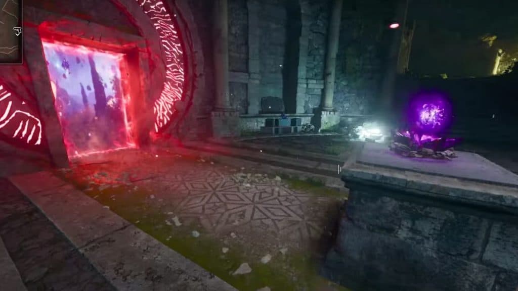 Dark Aether Nexus portal in BO6 Zombies